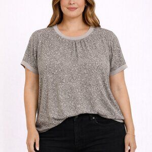 Mod Ref Paisley Printed Top Size Medium